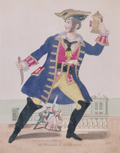 M. Cullen dans le rôle de Blueskin (Barbe-Bleue), pub. 1810 - English School