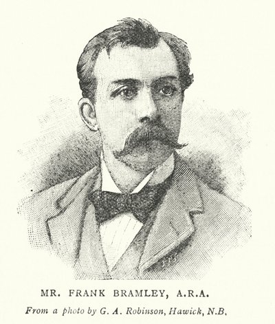 M. Frank Bramley, ARA (gravure) - English School