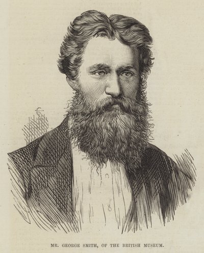 M. George Smith, du British Museum (gravure) - English School