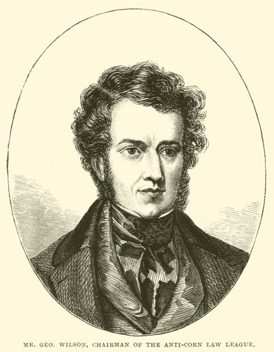 M. George Wilson, président de la Ligue anti-corn law - English School