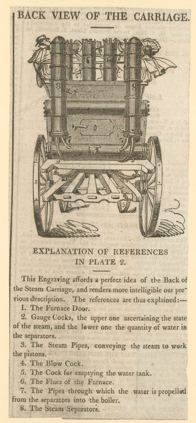 La nouvelle voiture à vapeur de M. Gurney - English School