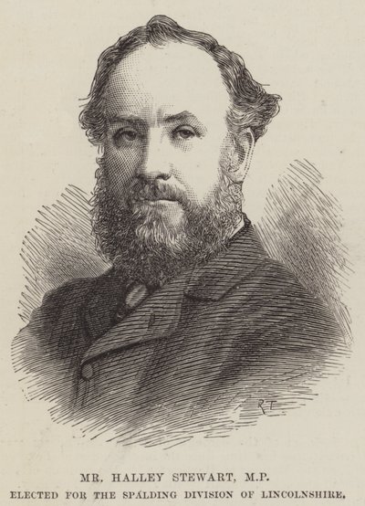 M. Halley Stewart, MP, élu pour la division de Spalding du Lincolnshire - English School