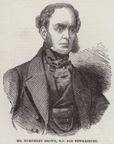 M. Humphrey Brown, député de Tewkesbury (gravure) - English School