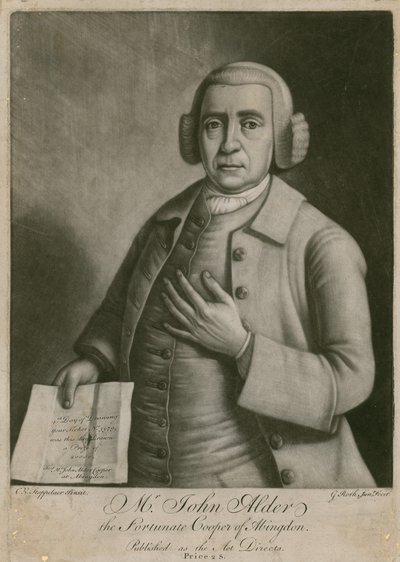 M. John Alder, le tonnelier chanceux d