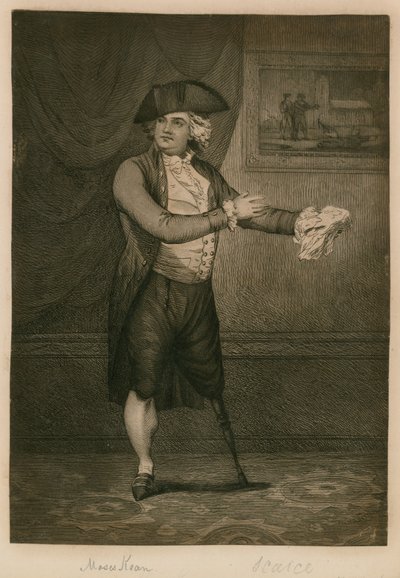 M. Moses Keans imitation de Hamlet de Henderson - English School