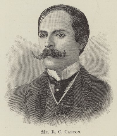 M. R C Carton (gravure) - English School