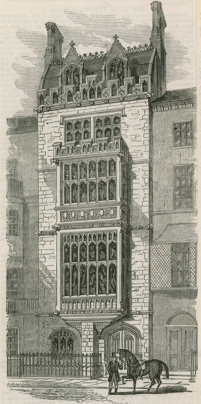 La nouvelle demeure de M. Russell, Park Lane, Londres - English School