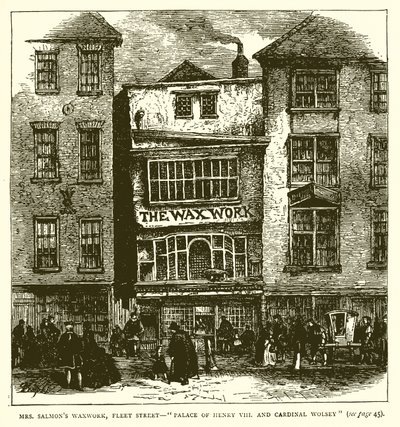 Waxwork de M. Salmon, Fleet Street - Palais de Henry VIII et Cardinal Wolsey - English School