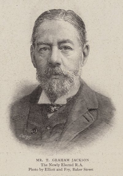 M. T. Graham Jackson (gravure) - English School