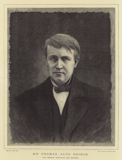 M Thomas Alva Edison, l