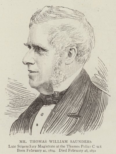 M. Thomas William Saunders - English School