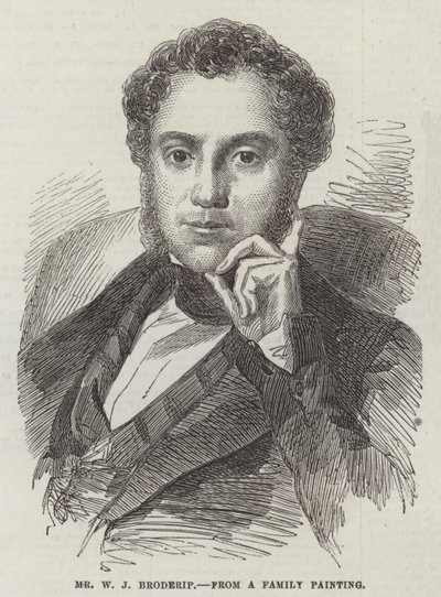 M W J Broderip - English School