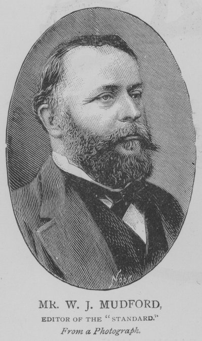 M. W J Mudford, Rédacteur en chef du "Standard" - English School