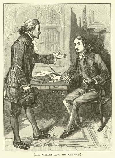 M. Wesley et M. Causton (gravure) - English School