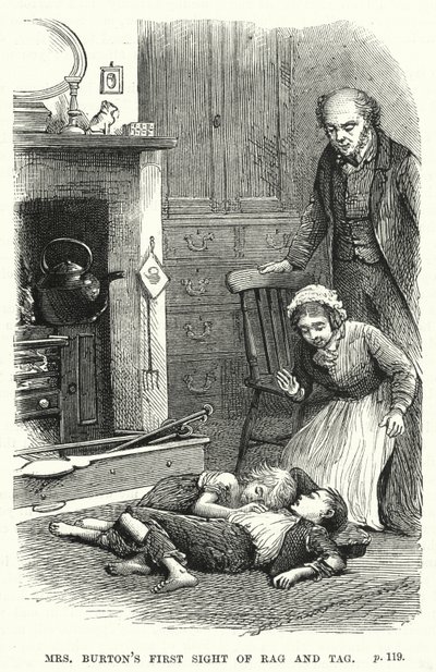 Première vue de Mme Burton sur Rag et Tag - English School