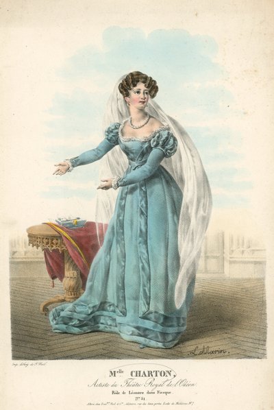 Mme Charton, artiste du Théâtre Royal de l