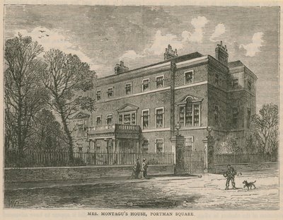 Maison de Mme Montagu, Portman Square, Londres - English School
