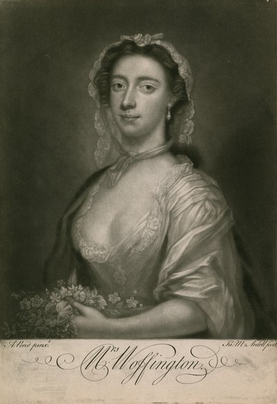 Mme Woffington, actrice - English School