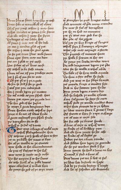 Ms326 f25r, Confessio Amantis par John Gower - English School