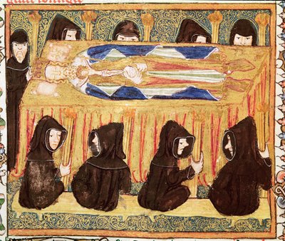 Ms 197 f.22v Funérailles d