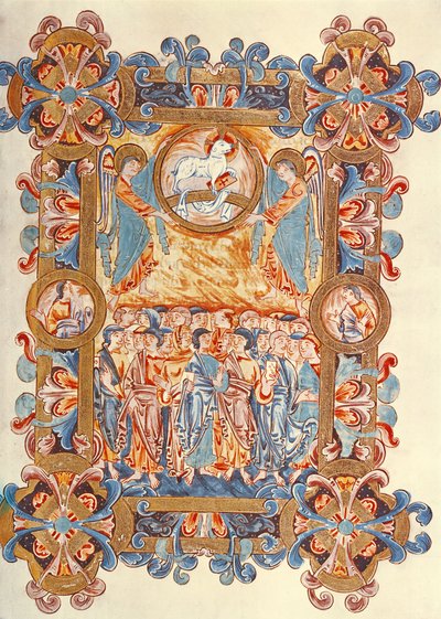 Ms 274 (Y-6) fol.158 La multitude adorant l