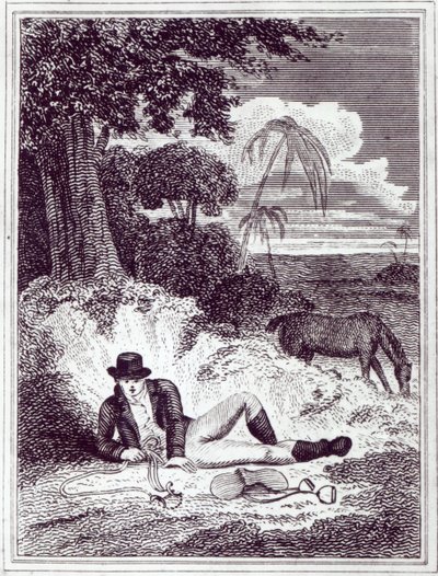 Mungo Park en Afrique, illustration de 