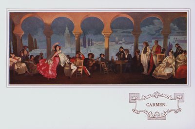 Murales dans le restaurant Peter Robinson : Carmen - English School