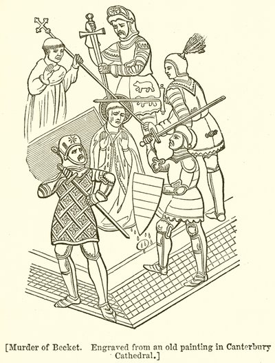 Meurtre de Becket. Gravé d