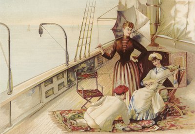 La musique est la plus douce sur la mer ondulante - English School