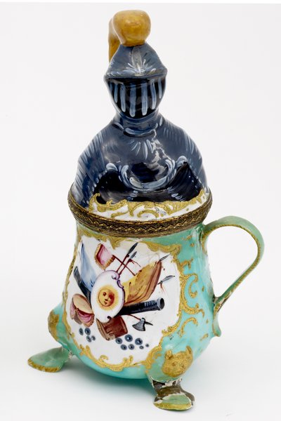 Pot à moutarde, Bilston, vers 1780 - English School