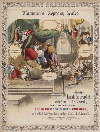 La lèpre de Naaman guérie - English School