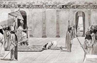 Nabonidus, roi de Babylonie, tiré de Hutchinson