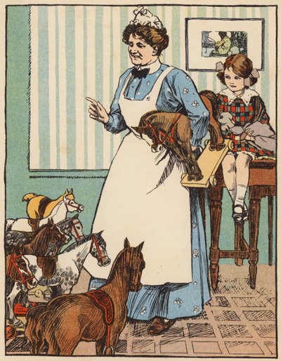 "Nanna les avait comptés le matin même" (lithographie couleur) - English School