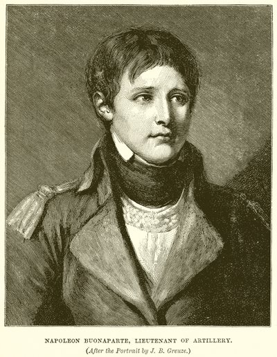 Napoléon Bonaparte, lieutenant d