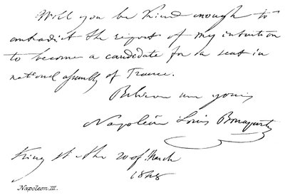 Napoléon III - English School