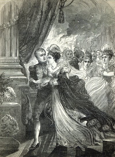 Napoléon et Marie-Louise échappant à l