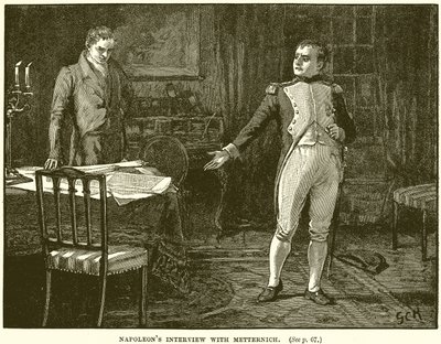 Entrevue de Napoléon avec Metternich - English School