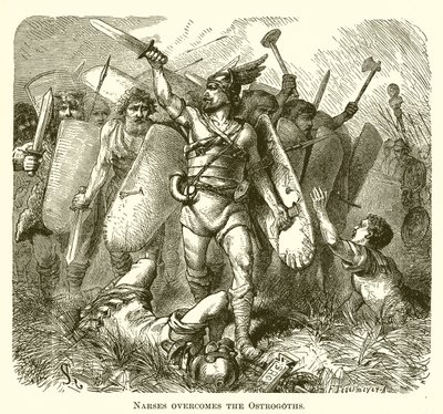 Narsès vainc les Ostrogoths - English School
