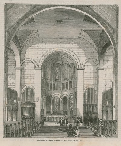 Société nationale - intérieur de la chapelle - English School
