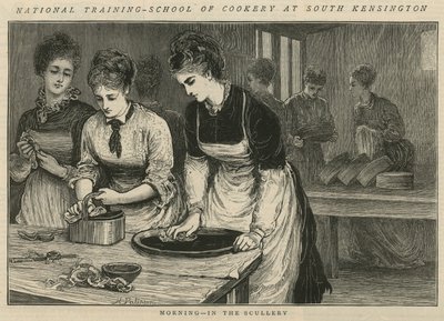École nationale de formation culinaire à South Kensington : Matinée dans la plonge - English School