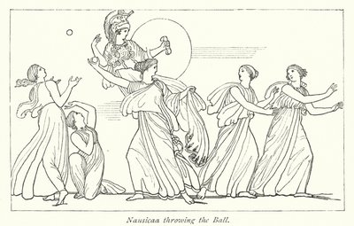 Nausicaa lançant la balle - English School