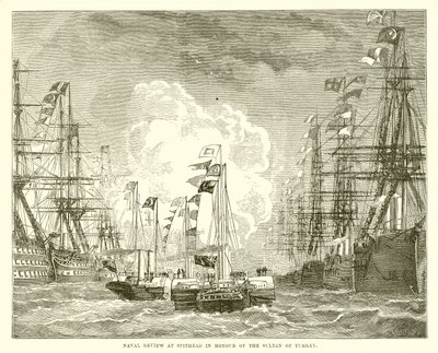 Revue navale à Spithead en l