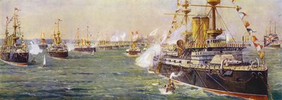 Revue navale à Spithead pour le jubilé de diamant de la reine Victoria - English School