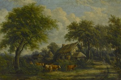 Près de Berkswell, vers 1850 - English School