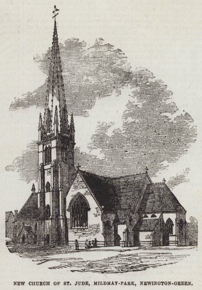 Nouvelle église de Saint Jude, Mildmay-Park, Newington-Green - English School