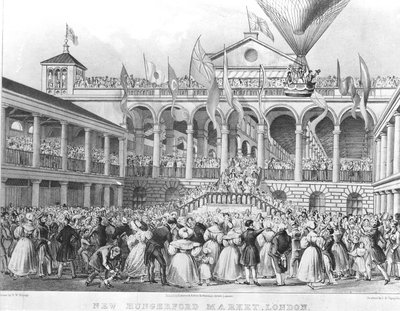 Nouveau marché de Hungerford, 1833 - English School
