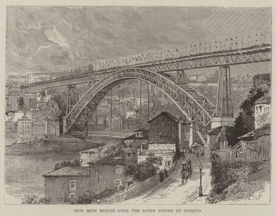 Nouveau pont de fer sur le fleuve Douro à Porto - English School