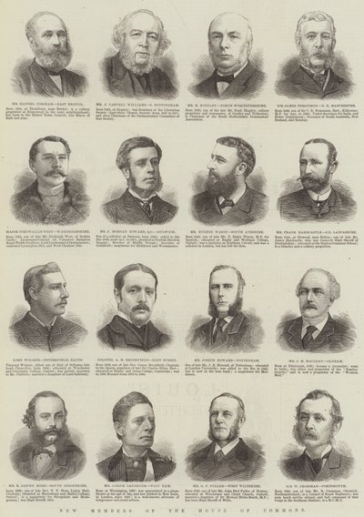 Nouveaux membres de la Chambre des communes (gravure) - English School