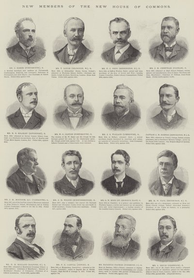 Nouveaux membres de la nouvelle Chambre des communes - English School