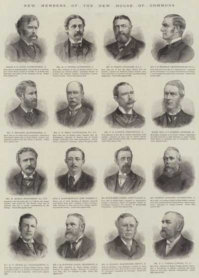 Nouveaux membres de la nouvelle Chambre des communes - English School